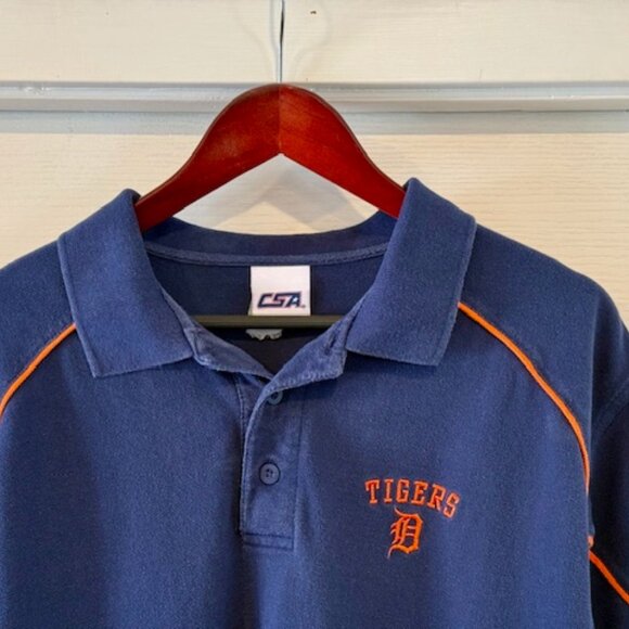 Authentic RARE Detroit Tigers CSA LICENSED Polo Shirt, Men's Large - Picture 2 of 3